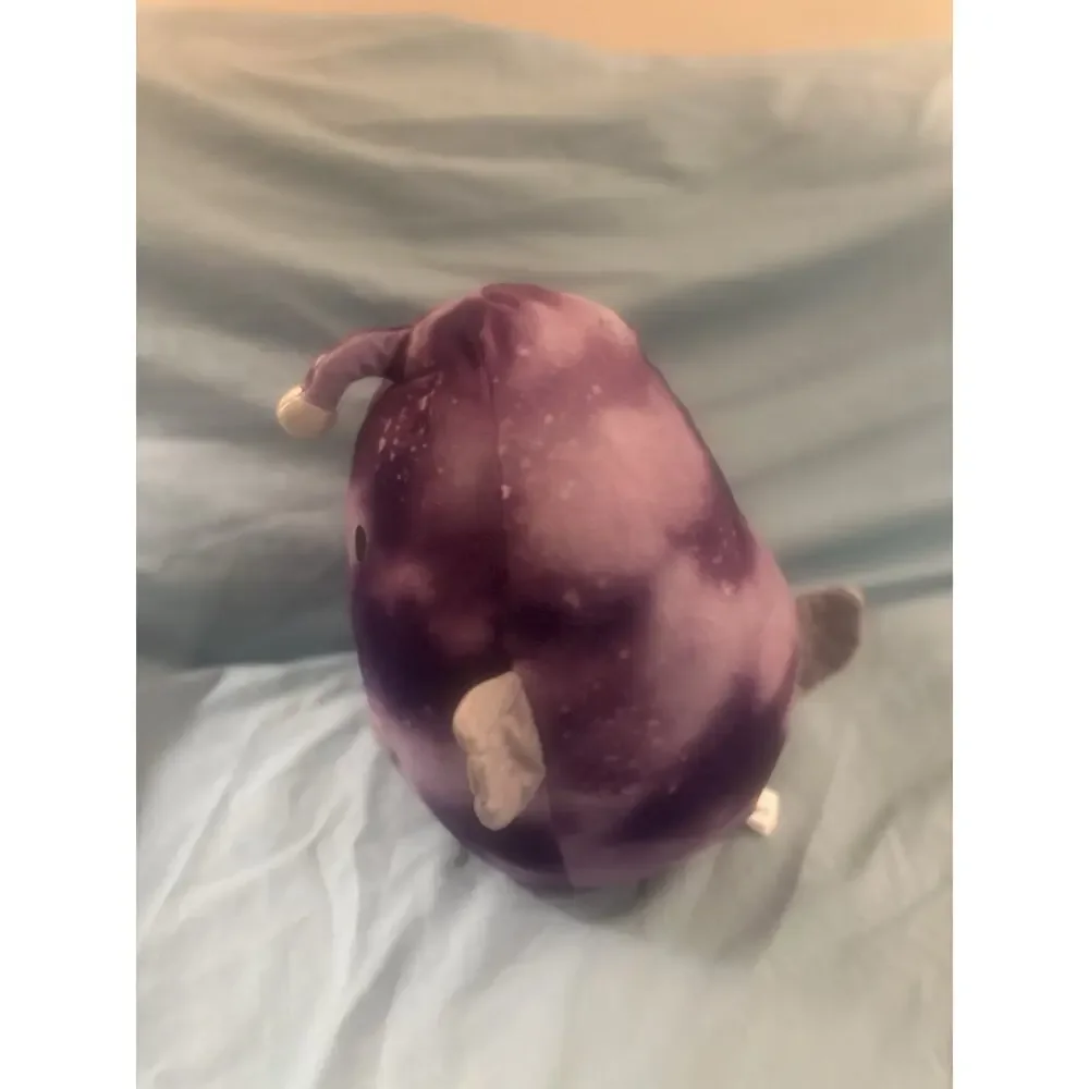 Squishmallows Purple Galaxy Narwhal Plush 12